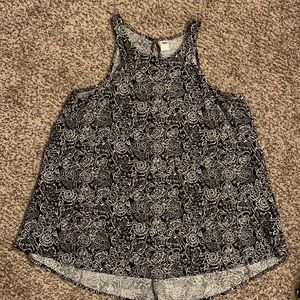 Black tank top